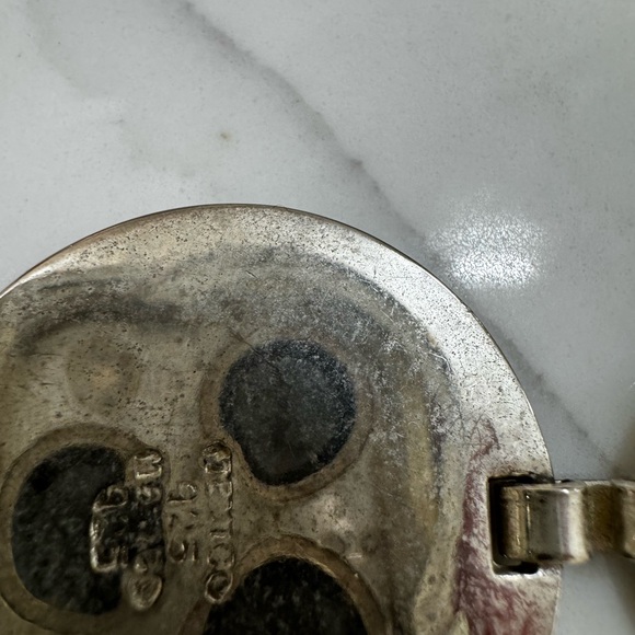 🌟 Vintage 925 Silver Pirate Skull Bracelet – Aztec & Mayan Calendar – 40.7g - Picture 2 of 7